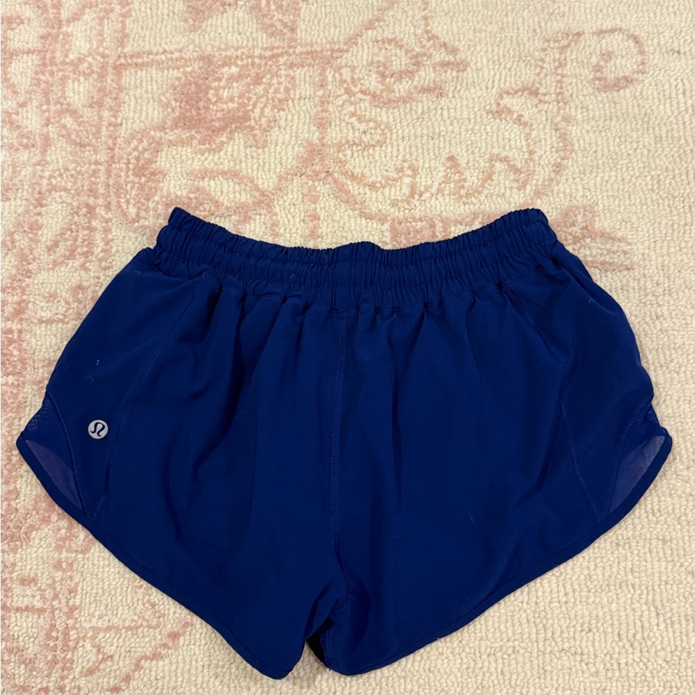 lululemon athletica Women's Larkspur Blue Athletic Shorts - Picture 4 of 5